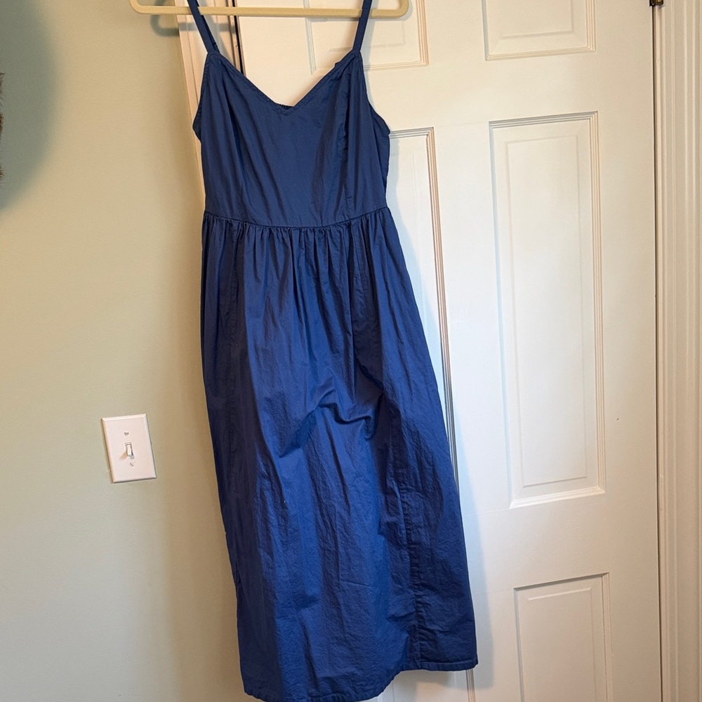 Old Navy Deep Blue Midi Dress